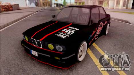 BMW E30 Fully Tunable IVF Lowpoly pour GTA San Andreas