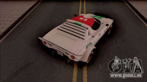 Lancia Stratos Transformers G1 Wheeljack pour GTA San Andreas