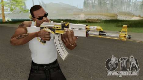 AK-47 White Gold pour GTA San Andreas
