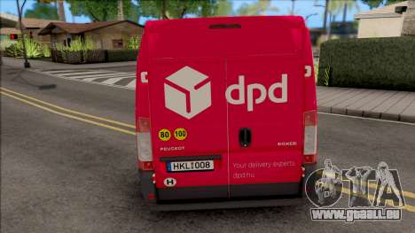 Peugeot Boxer DPD für GTA San Andreas