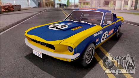Ford Mustang Shelby GT500 1967 pour GTA San Andreas