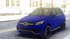 Mercedes-Benz GLE 63S Blue pour GTA San Andreas