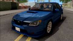 Subaru Impreza WRX STi Blue pour GTA San Andreas