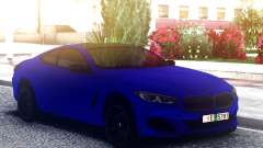 BMW 850i Blue für GTA San Andreas