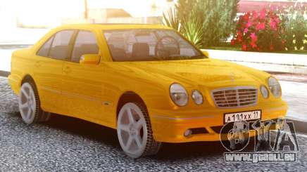 Mercedes-Benz E55 W210 Yellow pour GTA San Andreas