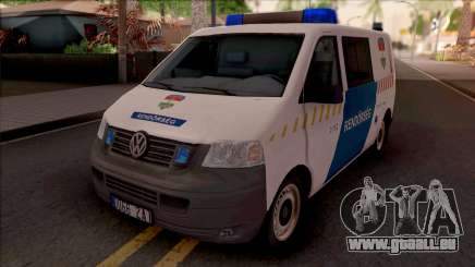 Volkswagen Transporter 5 Magyar Rendorseg pour GTA San Andreas