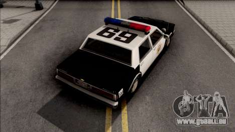 Chevrolet Caprice 1986 Police LVPD SA Style pour GTA San Andreas