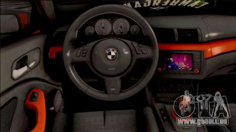 BMW 3-er E46 2000 Stance by Hazzard Garage für GTA San Andreas