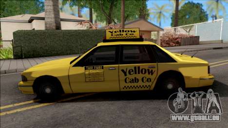 Chevrolet Caprice 1992 Wurde Yellow Cab Taxi Sa- für GTA San Andreas