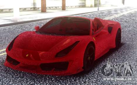 Ferrari 488 Pista Spider 2019 für GTA San Andreas