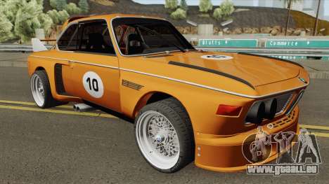 BMW 3.0 CSL 1975 (Orange) pour GTA San Andreas
