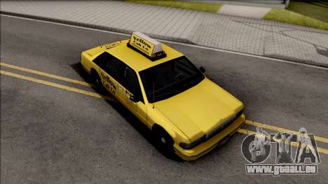 Chevrolet Caprice 1992 Wurde Yellow Cab Taxi Sa- für GTA San Andreas