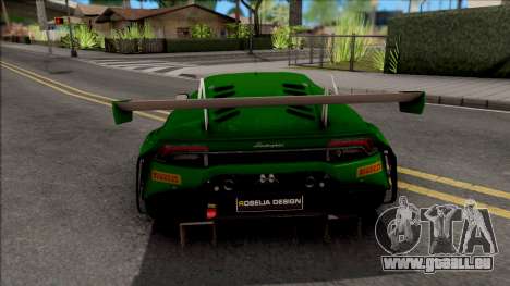 Lamborghini Huracan GT3 2015 Paint Job Preset 1 pour GTA San Andreas