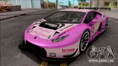 Lamborghini Huracan GT3 2015 Paint Job Preset 1 pour GTA San Andreas