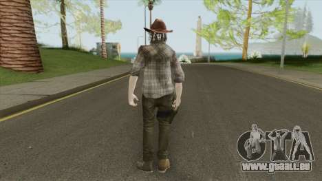 Carl Grimes Season 6 Skin pour GTA San Andreas