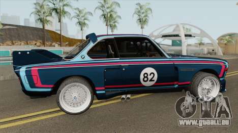 BMW 3.0 CSL 1975 (Blue) pour GTA San Andreas