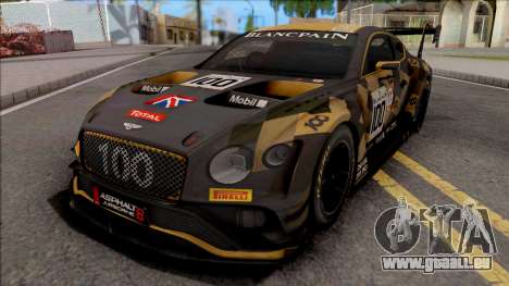 Bentley Continental GT3 2018 pour GTA San Andreas