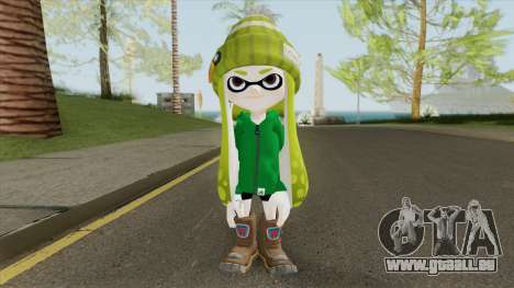 Inkling Girl Green (Splatoon) pour GTA San Andreas