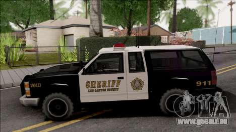 Chevrolet Silverado Police SA Style pour GTA San Andreas