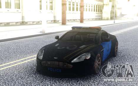 Aston Martin DB9 2013 LAPD pour GTA San Andreas