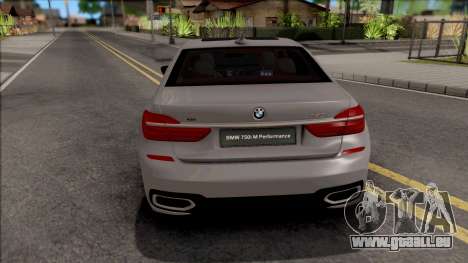 BMW 7-Series M750i pour GTA San Andreas