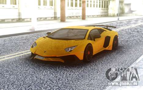 Lamborghini Aventador SuperVeloce für GTA San Andreas