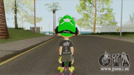 Inkling Boy Green V2 (Splatoon) pour GTA San Andreas