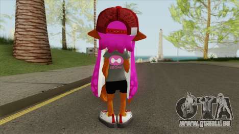 Inkling Girl Pink V1 (Splatoon) pour GTA San Andreas