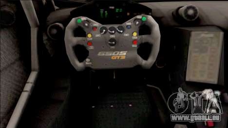 McLaren 650S GT3 2015 Paint Job Preset 1 für GTA San Andreas