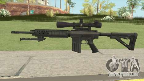 KAC SR-25 Semi Automatic Sniper Rifle für GTA San Andreas