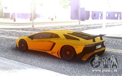 Lamborghini Aventador SuperVeloce für GTA San Andreas