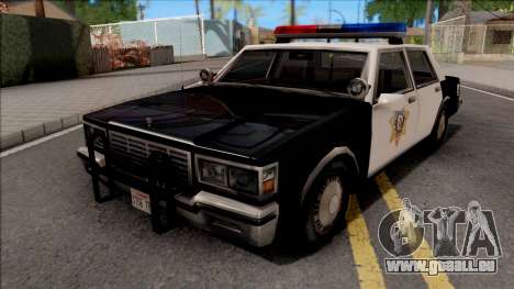 Chevrolet Caprice 1986 Police LVPD SA Style für GTA San Andreas
