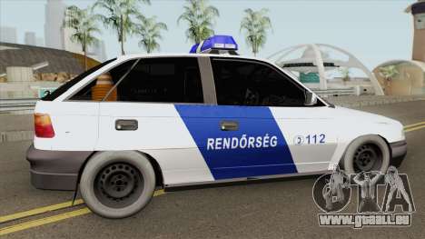 Opel F Astra Classic (Hungarian Police) V1 pour GTA San Andreas