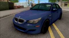 BMW M5 E60 2009 Blue pour GTA San Andreas