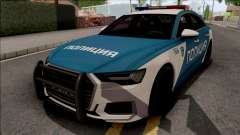 Audi A6 C8 2019 Russian Police pour GTA San Andreas