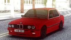 BMW E30 Red Sedan für GTA San Andreas