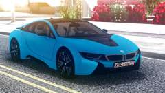 BMW i8 Blue für GTA San Andreas