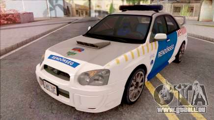 Subaru Impreza WRX STi 2004 Magyar Rendorseg pour GTA San Andreas