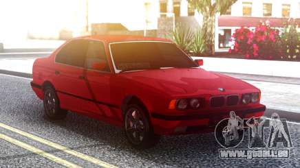 BMW 525i E34 Original Red pour GTA San Andreas