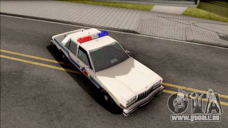Dodge Diplomat 1989 Hometown Police pour GTA San Andreas