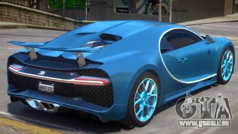 2017 Bugatti Chiron wheel blue pour GTA 4