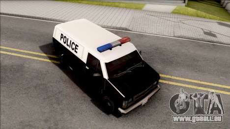 Declasse Burrito Police Van pour GTA San Andreas