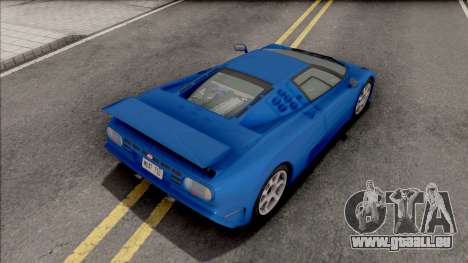 Bugatti EB110 SS (US-Spec) 1992 HQLM für GTA San Andreas