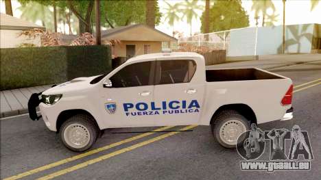 Toyota Hilux Policia Fuerza Publica pour GTA San Andreas