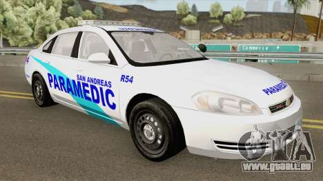 Chevrolet Impala 2012 (San Andreas Ambulance) für GTA San Andreas