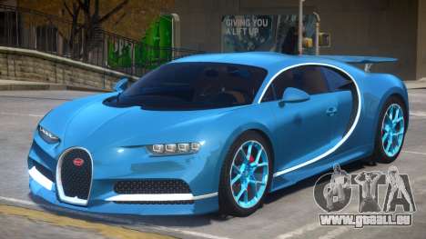 2017 Bugatti Chiron wheel blue für GTA 4