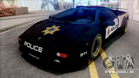 Lamborghini Diablo SV Police NFS Hot Pursuit für GTA San Andreas