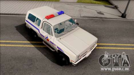 Chevrolet Blazer 1985 Hometown Police pour GTA San Andreas