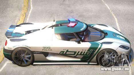 Koenigsegg Agera Police PJ4 pour GTA 4