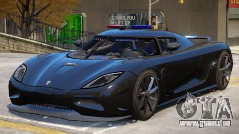 Koenigsegg Agera Police V1 für GTA 4